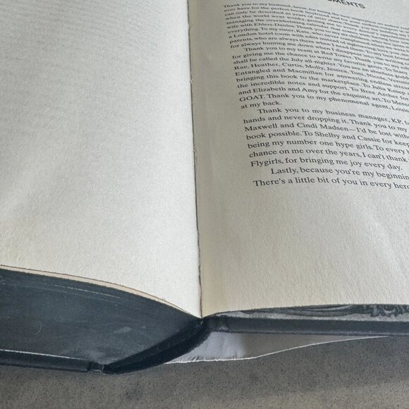 Sprayed Iron Flame & Onyx Storm Rebecca Yarros 1st Ed HC Fourth Wing Empyrean - Picture 11 of 14